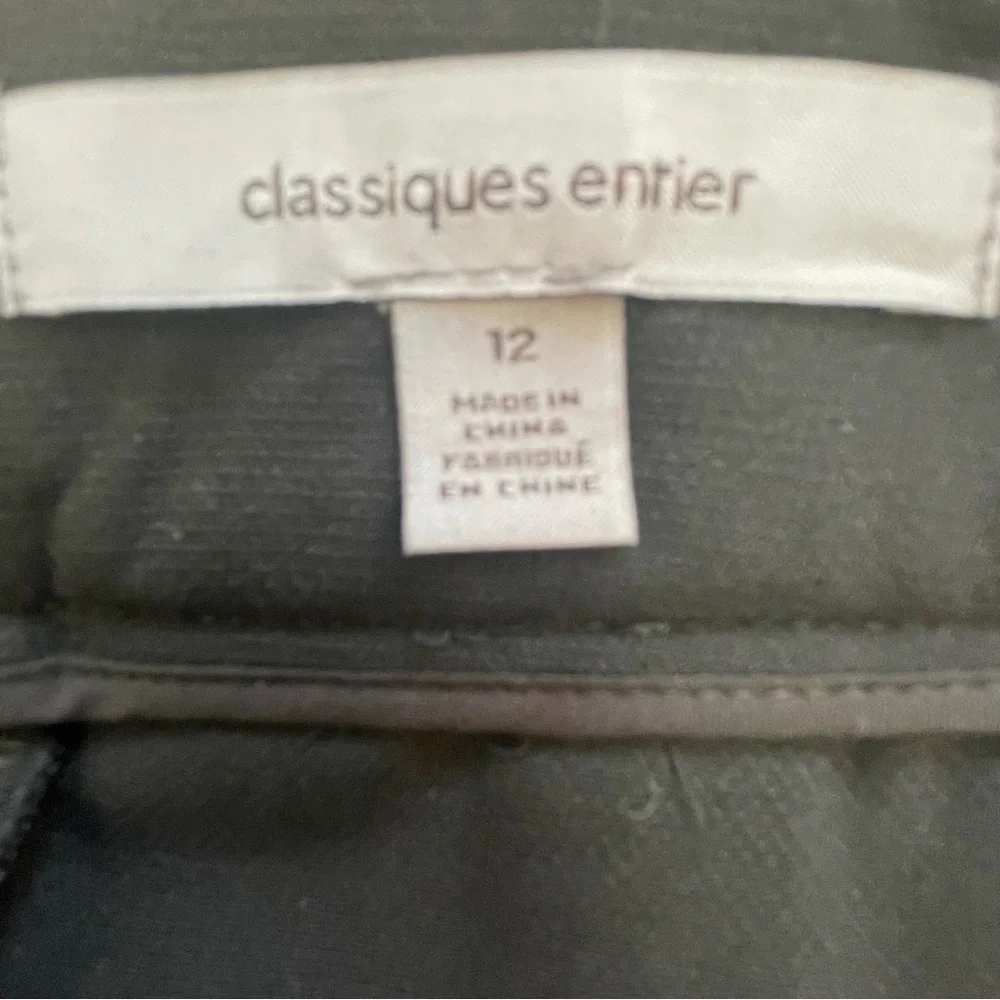 Classiques Entier Black Bootcut Dress Pants Size 12 Career Work Trousers